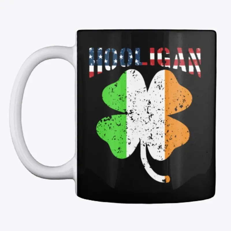 Hooligan St Patricks Day Irish Shamrock 